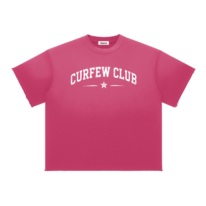"Past Curfew"  Faded Tee